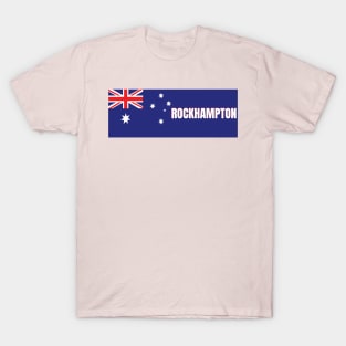 Rockhampton City in Australian Flag T-Shirt